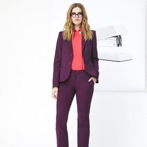 Argent Eggplant Blazer Size 4 (Purple)